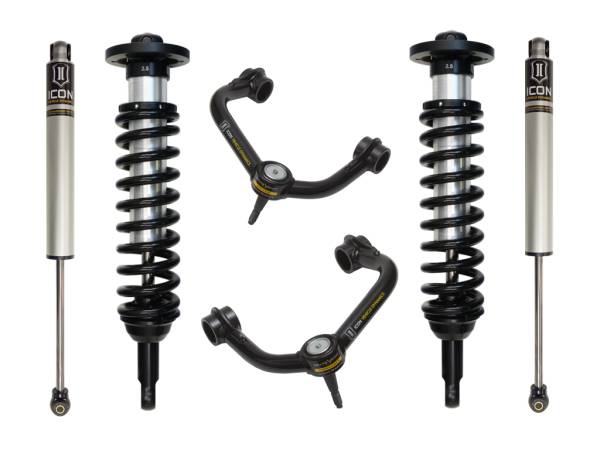 ICON Vehicle Dynamics - ICON Vehicle Dynamics 04-08 FORD F150 2WD 0-2.63" STAGE 2 SUSPENSION SYSTEM W TUBULAR UCA K93031T