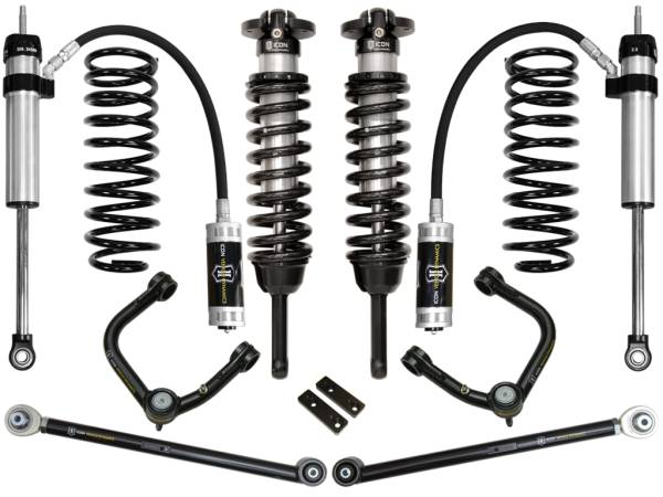 ICON Vehicle Dynamics - ICON Vehicle Dynamics 10-UP FJ/10-UP 4RUNNER 0-3.5" STAGE 4 SUSPENSION SYSTEM W TUBULAR UCA K53064T