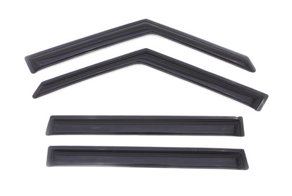 Auto Ventshade (AVS) - Auto Ventshade (AVS) Ventvisor Deflector; Smoke; Outside Mount; 4 pc. 94164