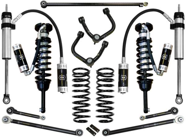 ICON Vehicle Dynamics - ICON Vehicle Dynamics 03-09 4RUNNER/FJ 0-3.5" STAGE 6 SUSPENSION SYSTEM W TUBULAR UCA K53056T