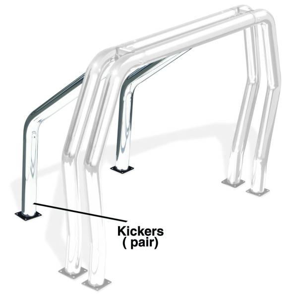 Go Rhino - Go Rhino! Bed Bars - Pair of Kickers (Between Wheel Wells)