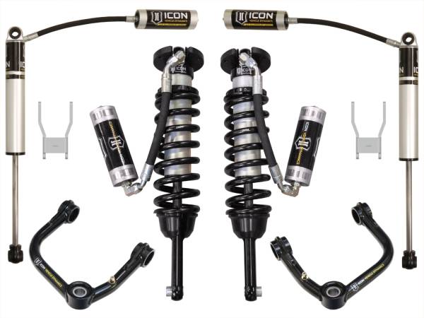 ICON Vehicle Dynamics - ICON Vehicle Dynamics 12-15 HILUX 0-3" STAGE 4 SUSPENSION SYSTEM W TUBULAR UCA K53144T