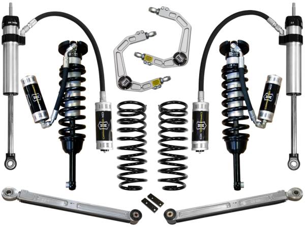 ICON Vehicle Dynamics - ICON Vehicle Dynamics 10-UP FJ/10-UP 4RUNNER 0-3.5" STAGE 5 SUSPENSION SYSTEM W BILLET UCA K53065