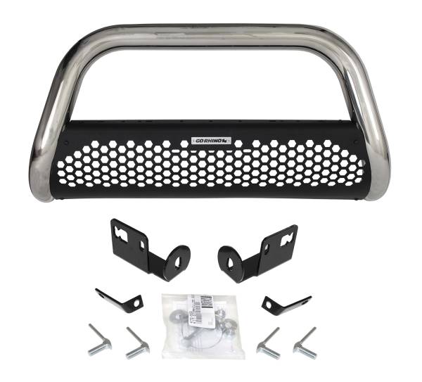 Go Rhino - Go Rhino RHINO! Charger RC2 Bull Bar & Mounting Brackets 55287PS
