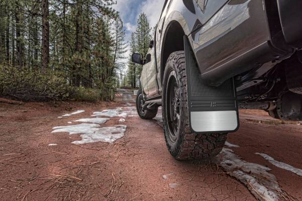Husky Liners - Husky Liners Rubber Rear Mud Flaps - 12IN w/ Weight 55101