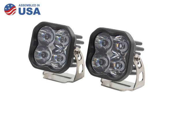 Diode Dynamics - Diode Dynamics Pod light featuring advanced TIR optics for high efficiency and focus. DD6123P