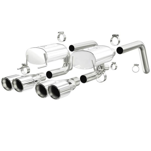 MagnaFlow Exhaust Products - MagnaFlow Exhaust Products Street Series Stainless Axle-Back System 15886