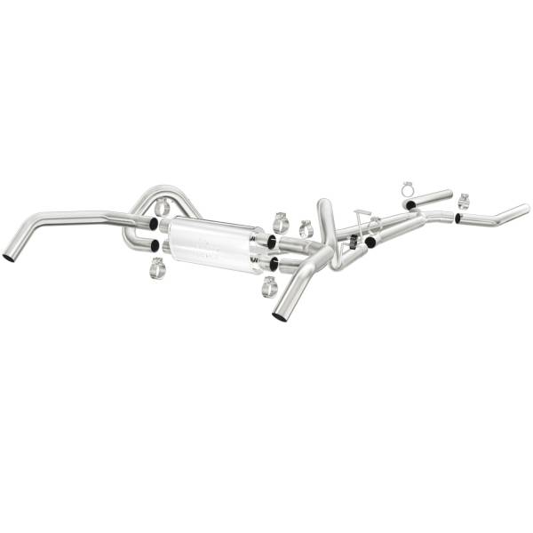 MagnaFlow Exhaust Products - MagnaFlow Exhaust Products Street Series Stainless Crossmember-Back System 15895