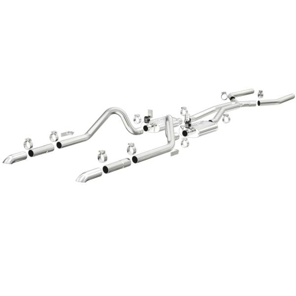 MagnaFlow Exhaust Products - MagnaFlow Exhaust Products Street Series Stainless Crossmember-Back System 15815