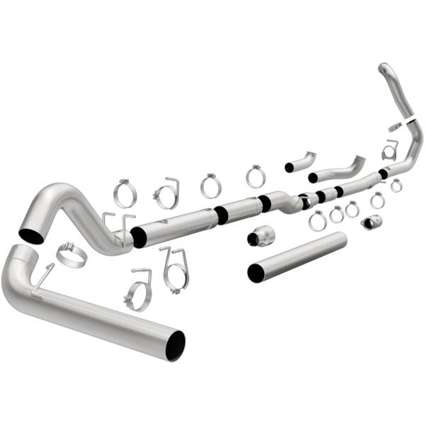 MagnaFlow Exhaust Products - MagnaFlow Exhaust Products Aluminized Custom Builder Pipe Kit Diesel 5in. Turbo-Back 18941