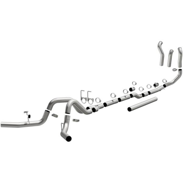 MagnaFlow Exhaust Products - MagnaFlow Exhaust Products Aluminized Custom Builder Pipe Kit Diesel 4in. Turbo-Back 18952