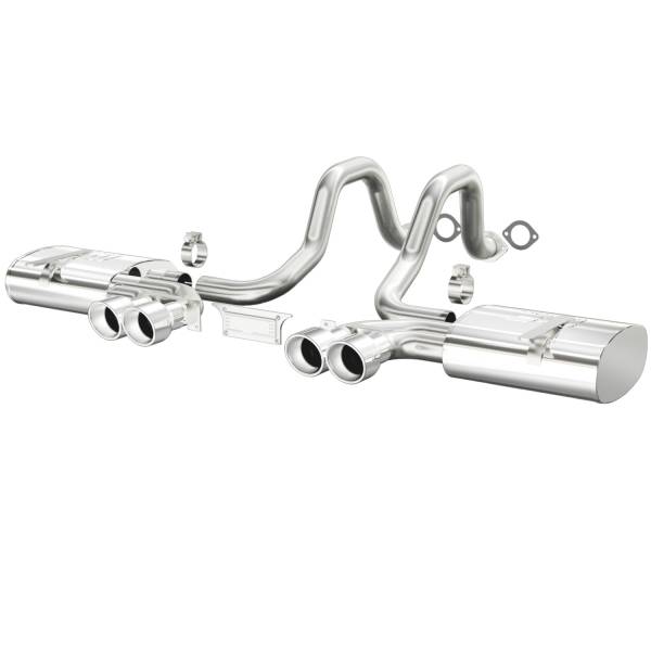 MagnaFlow Exhaust Products - MagnaFlow Exhaust Products Street Series Stainless Axle-Back System 15713