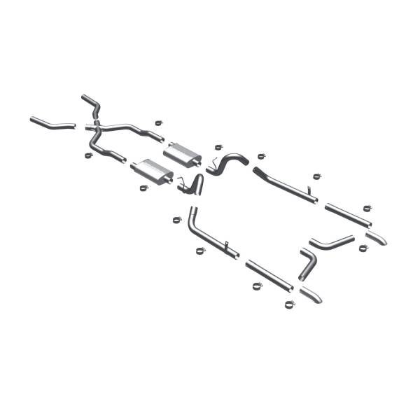 MagnaFlow Exhaust Products - MagnaFlow Exhaust Products Street Series Stainless Crossmember-Back System 16792