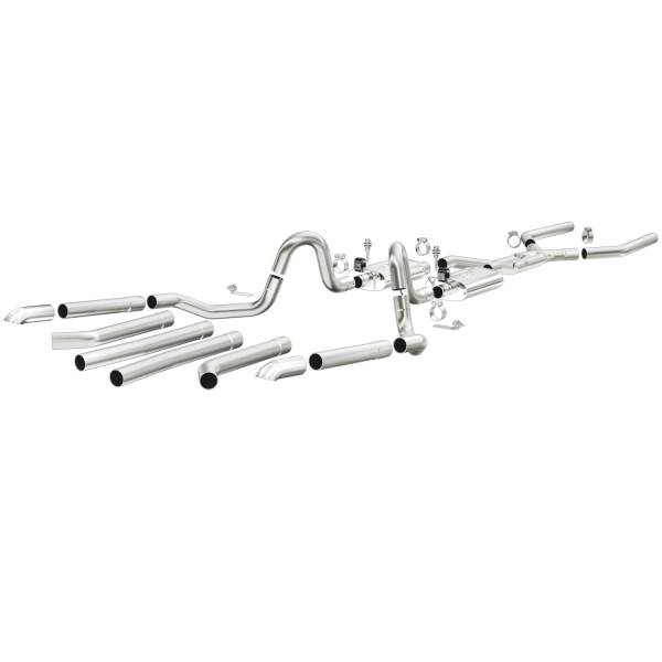 MagnaFlow Exhaust Products - MagnaFlow Exhaust Products Street Series Stainless Crossmember-Back System 15894