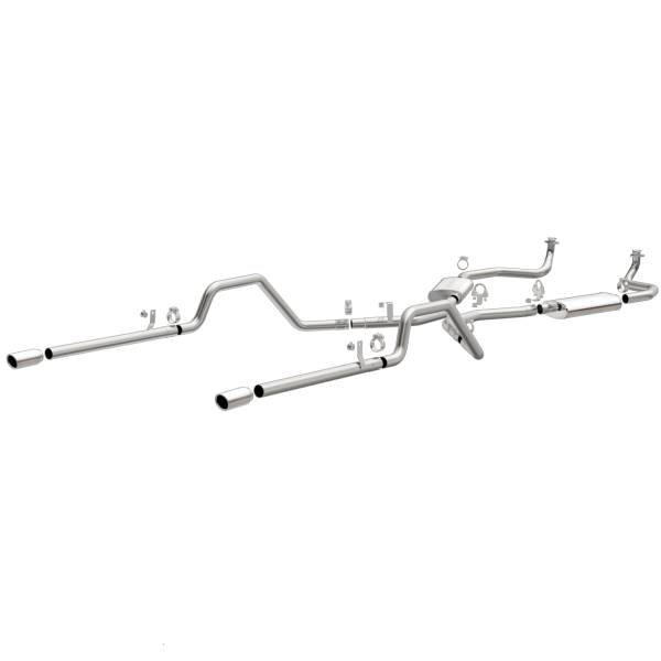MagnaFlow Exhaust Products - MagnaFlow Exhaust Products Street Series Stainless Crossmember-Back System 16724