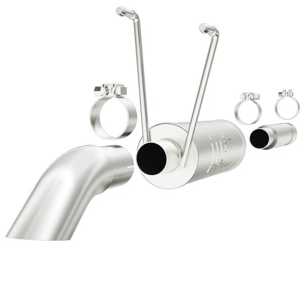MagnaFlow Exhaust Products - MagnaFlow Exhaust Products Off Road Pro Series Gas Stainless Cat-Back 17108