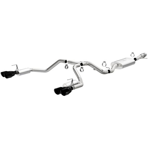 MagnaFlow Exhaust Products - MagnaFlow Exhaust Products Street Series Black Chrome Cat-Back System 19580