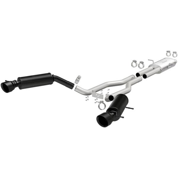 MagnaFlow Exhaust Products - MagnaFlow Exhaust Products Street Series Black Cat-Back System 19123