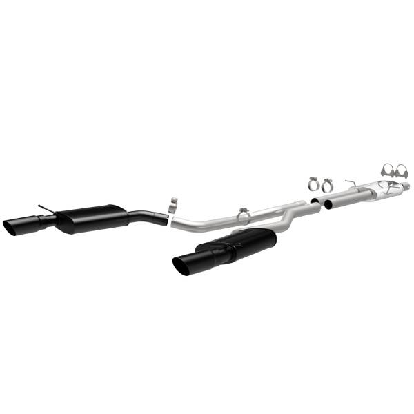 MagnaFlow Exhaust Products - MagnaFlow Exhaust Products Street Series Black Cat-Back System 15266