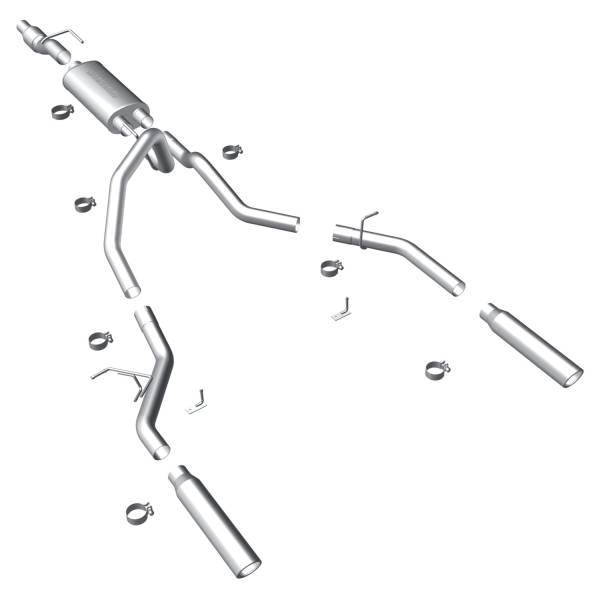 MagnaFlow Exhaust Products - MagnaFlow Exhaust Products Street Series Stainless Cat-Back System 15087