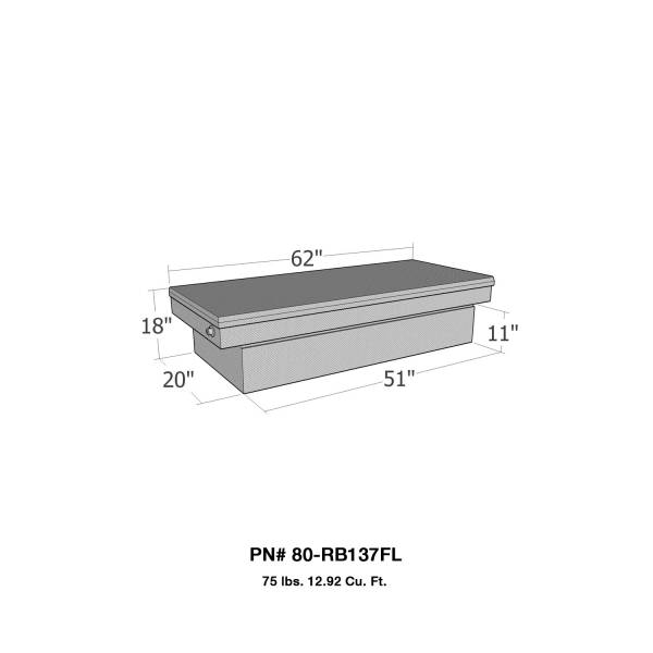 Westin - Westin Brute Full Lid Tool Box 80-RB137FL