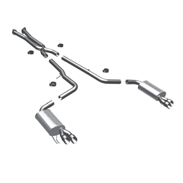 MagnaFlow Exhaust Products - MagnaFlow Exhaust Products Street Series Stainless Cat-Back System 16497