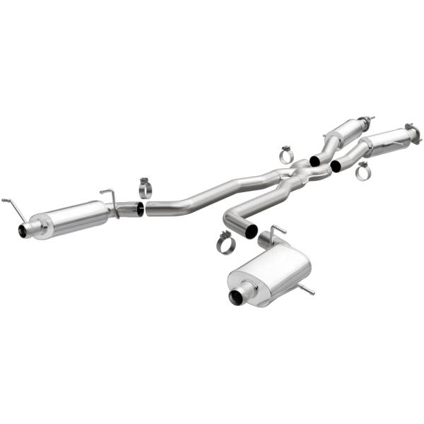 MagnaFlow Exhaust Products - MagnaFlow Exhaust Products Street Series Stainless Cat-Back System 15064