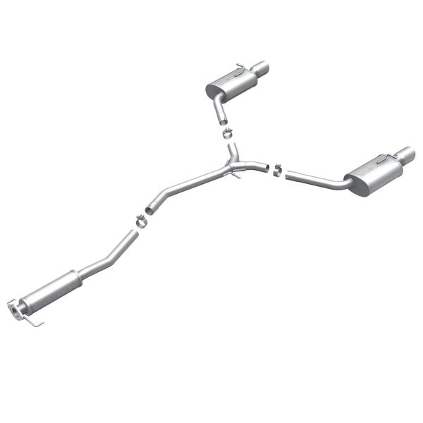 MagnaFlow Exhaust Products - MagnaFlow Exhaust Products Street Series Stainless Cat-Back System 15802