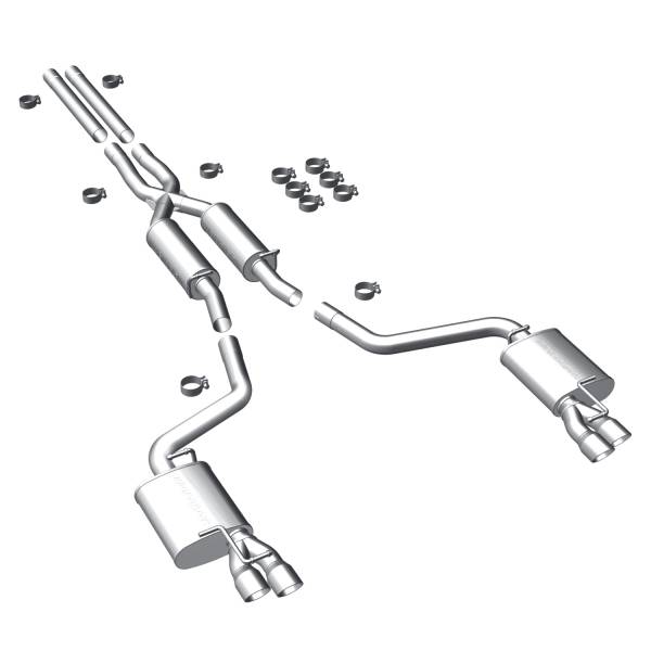 MagnaFlow Exhaust Products - MagnaFlow Exhaust Products Street Series Stainless Cat-Back System 15083