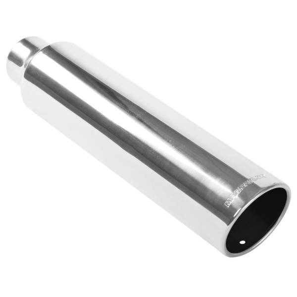MagnaFlow Exhaust Products - MagnaFlow Exhaust Products Single Exhaust Tip - 2.25in. Inlet/3.5in. Outlet 35217