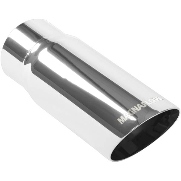 MagnaFlow Exhaust Products - MagnaFlow Exhaust Products Single Exhaust Tip - 3in. Inlet/3.5in. Outlet 35206