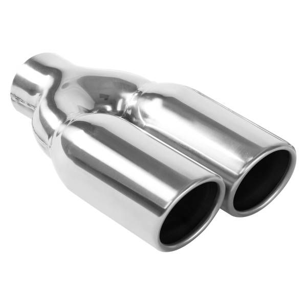 MagnaFlow Exhaust Products - MagnaFlow Exhaust Products Dual Exhaust Tip - 2.25in. Inlet/3in. Outlet 35167