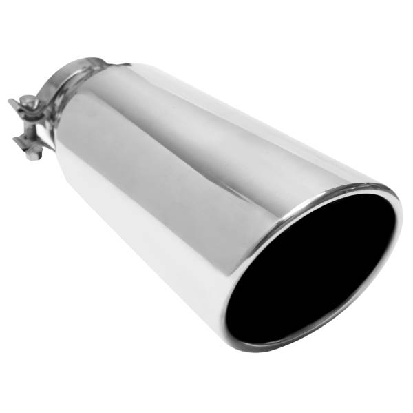 MagnaFlow Exhaust Products - MagnaFlow Exhaust Products Single Exhaust Tip - 3in. Inlet/4in. Outlet 35212