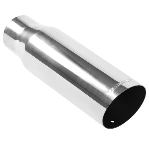 MagnaFlow Exhaust Products - MagnaFlow Exhaust Products Single Exhaust Tip - 2.5in. Inlet/3.5in. Outlet 35205
