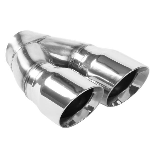 MagnaFlow Exhaust Products - MagnaFlow Exhaust Products Dual Exhaust Tip - 2.25in. Inlet/3in. Outlet 35226