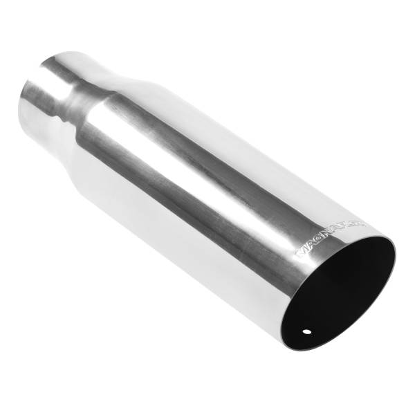 MagnaFlow Exhaust Products - MagnaFlow Exhaust Products Single Exhaust Tip - 3in. Inlet/4in. Outlet 35107