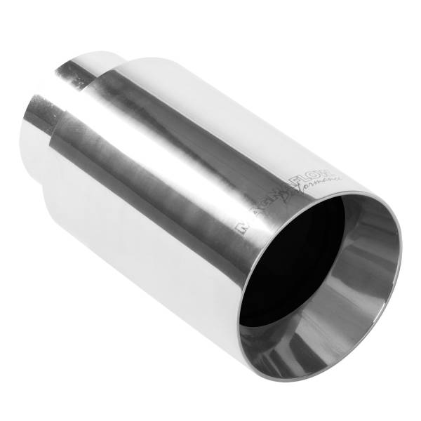 MagnaFlow Exhaust Products - MagnaFlow Exhaust Products Single Exhaust Tip - 2.25in. Inlet/4in. Outlet 35126