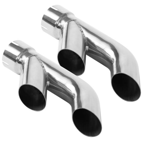 MagnaFlow Exhaust Products - MagnaFlow Exhaust Products Exhaust Tip Set - Turn Down - 2.50In. 35218