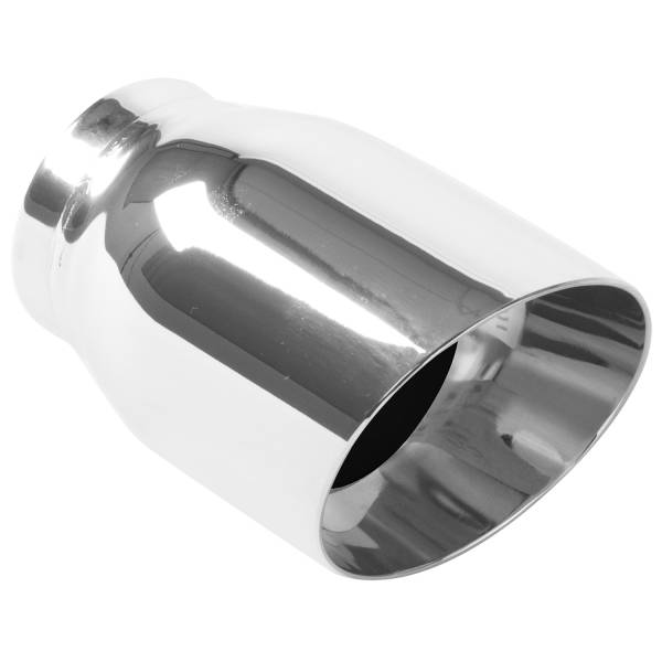 MagnaFlow Exhaust Products - MagnaFlow Exhaust Products Single Exhaust Tip - 2.5in. Inlet/3.5in. Outlet 35225