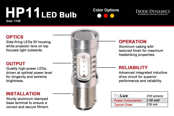 Diode Dynamics - Diode Dynamics Direct replacement for your factory bulb. DD0002P