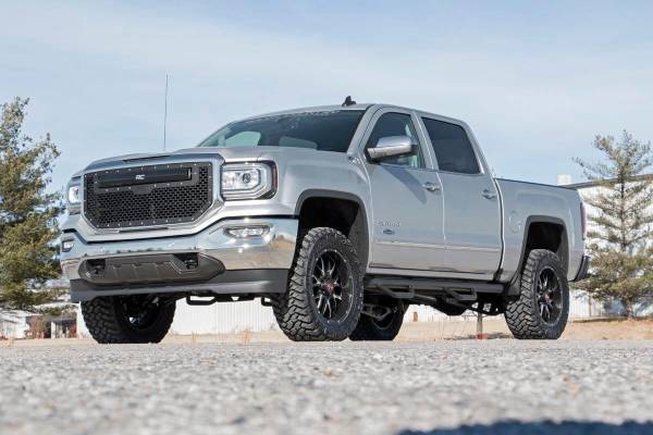 Rough Country - Rough Country 3.5in GM Suspension Lift; Knuckle Kit w/ Vertex (14-18 1500 PU 4wd; Cast Steel) 12450