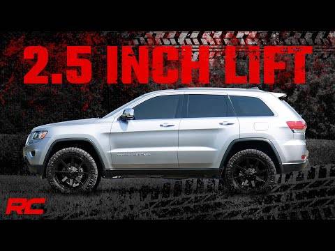 Rough Country - Rough Country Jeep 2.5in Coil Spring Lift Kit (11-15 Grand Cherokee WK2) 91130