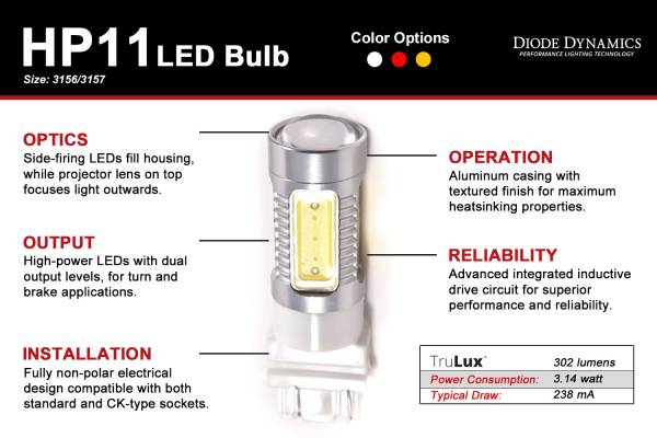 Diode Dynamics - Diode Dynamics Direct replacement for your factory bulb. DD0051H