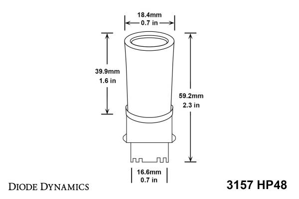 Diode Dynamics - Diode Dynamics Direct replacement for your factory bulb. DD0056P