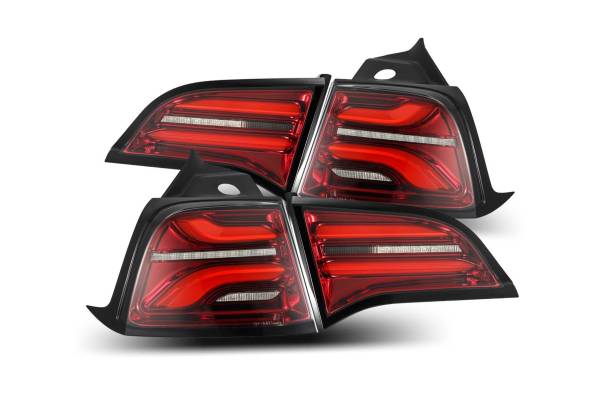 AlphaRex - ARex Pro LED Tails: Tesla Model 3 / Model Y (Red)