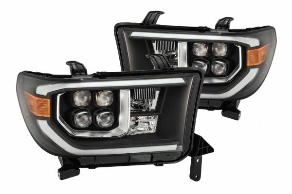 AlphaRex - ARex Nova LED Headlights: Toyota Tundra (07-13) - Alpha-Black w/ Adj (Set)