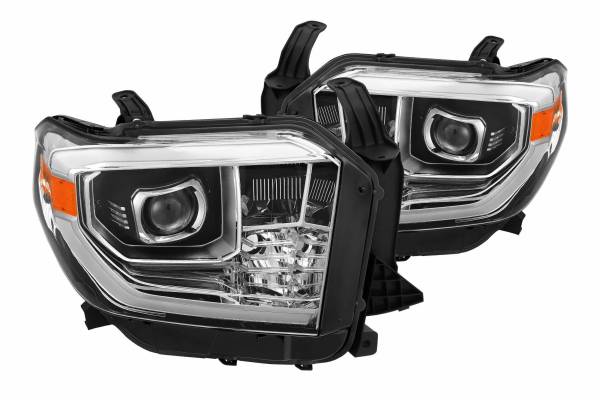 AlphaRex - ARex Luxx LED Headlights: Toyota Tundra (14-20) - Alpha-Black (Set)