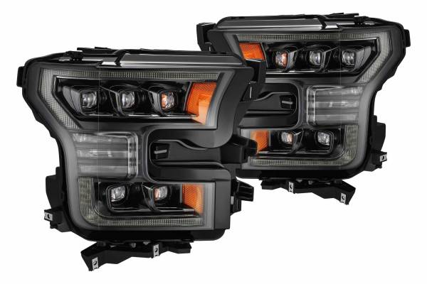 AlphaRex - ARex Nova LED Headlights: Ford F150 (15-17) - Alpha-Black (Set)