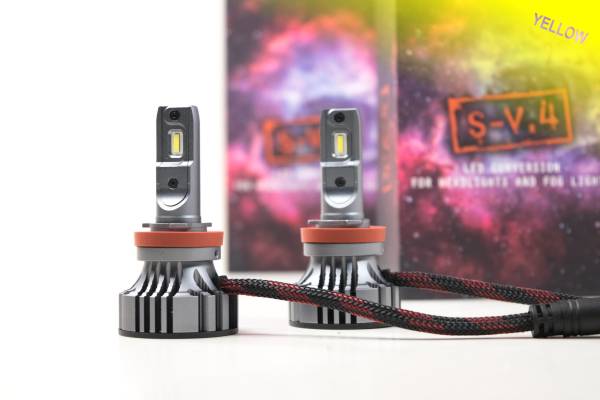 SV4 - H11/H9/H8: S-V.4 LED Bulb - Yellow