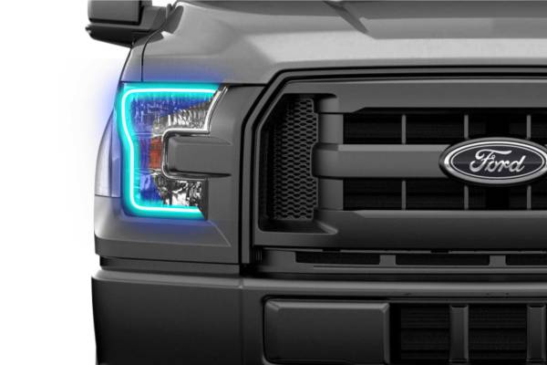Profile - Ford F150 w/o OEM LED (15-17): Profile Pivot (SB) Fitted Halos (Kit)